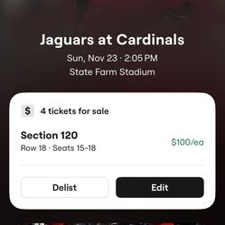 4 premium lower level aisle tickets at half price