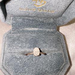 14k Rose Gold Diamond Ring