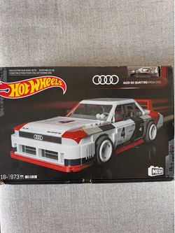 🚨MEGA Hot Wheels Audi 90 Quattro IMSA GTO Collector Building Set 973 Pieces LEGO🚨