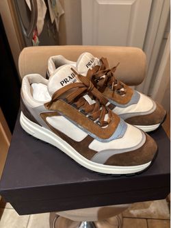Prada Men’s Brown Sneakers Size 10.5