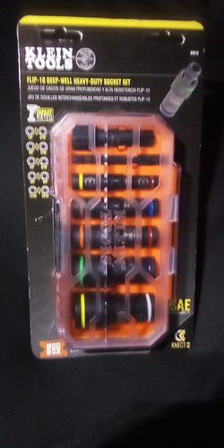 KNECT™ Flip-10 Heavy Duty Flip Impact Socket Set, SAE, 8-Piece