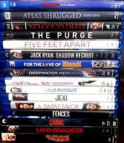 NEW BLU-RAY MOVIES. NO DIGITAL CODE