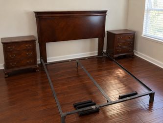 Nightstands and bed frame