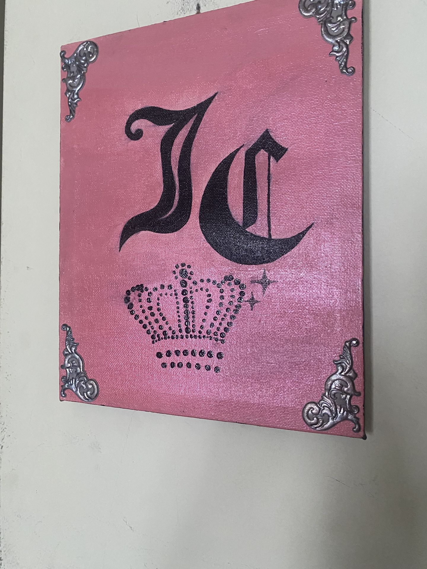 Juicy Couture Handpainted Decor