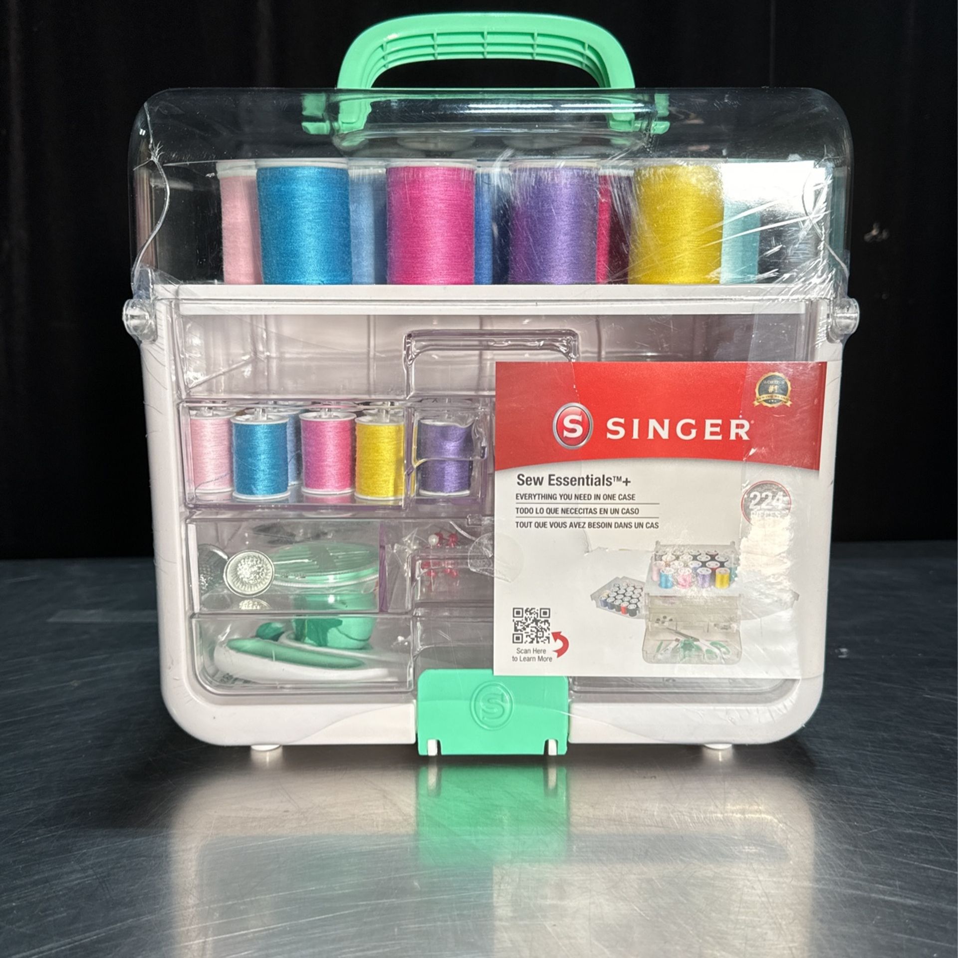 SINGER Sew Essentials Sewing Kit and Storage Case, 224 Pcs