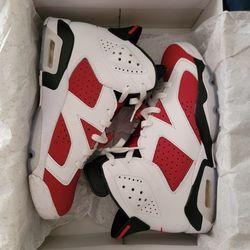 Jordan 6 Carmines Size 8