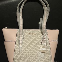 Michael Kors Charlotte Large Top-Zip Tote Bag