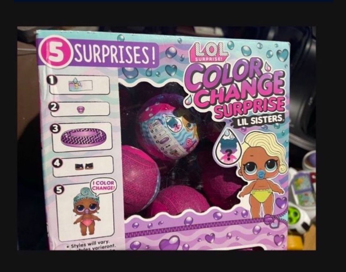 LOL Surprise Color Change Lil Sisters $10 Surprises including Fashion Outfit New $10 Each Or 24 Pieces For 150