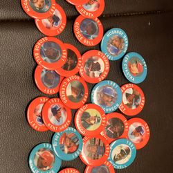 Vintage 1991 MLB Baseball Pins Clemens Canseco