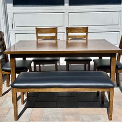 Dining Table With 4 Chairs And A Bench 
