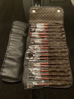 LV Makeup Brushes & Case