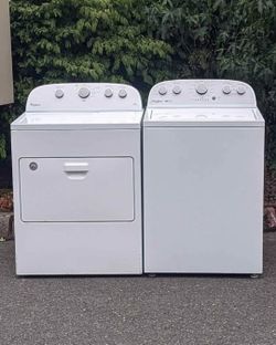 WHIRLPOOL XL Capacity 5.0 cuft washer and 9.4 cuft Electric Dryer. Works Perfect. 30 Days warranty