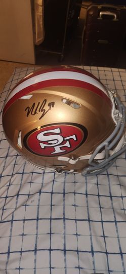 Nick Bosa Signed Speed edition NFL Helmet