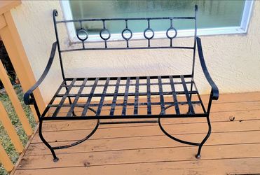 Patio furniture metal, last for ever.