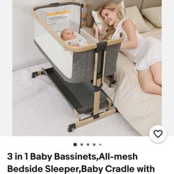 AMKE 3 In 1 Baby Bassinet