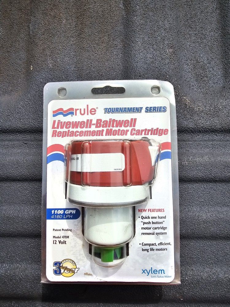Rule Baitwell/ Livewell Cartridge New!