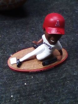 Chone figgins angels signed autographed bobblehead