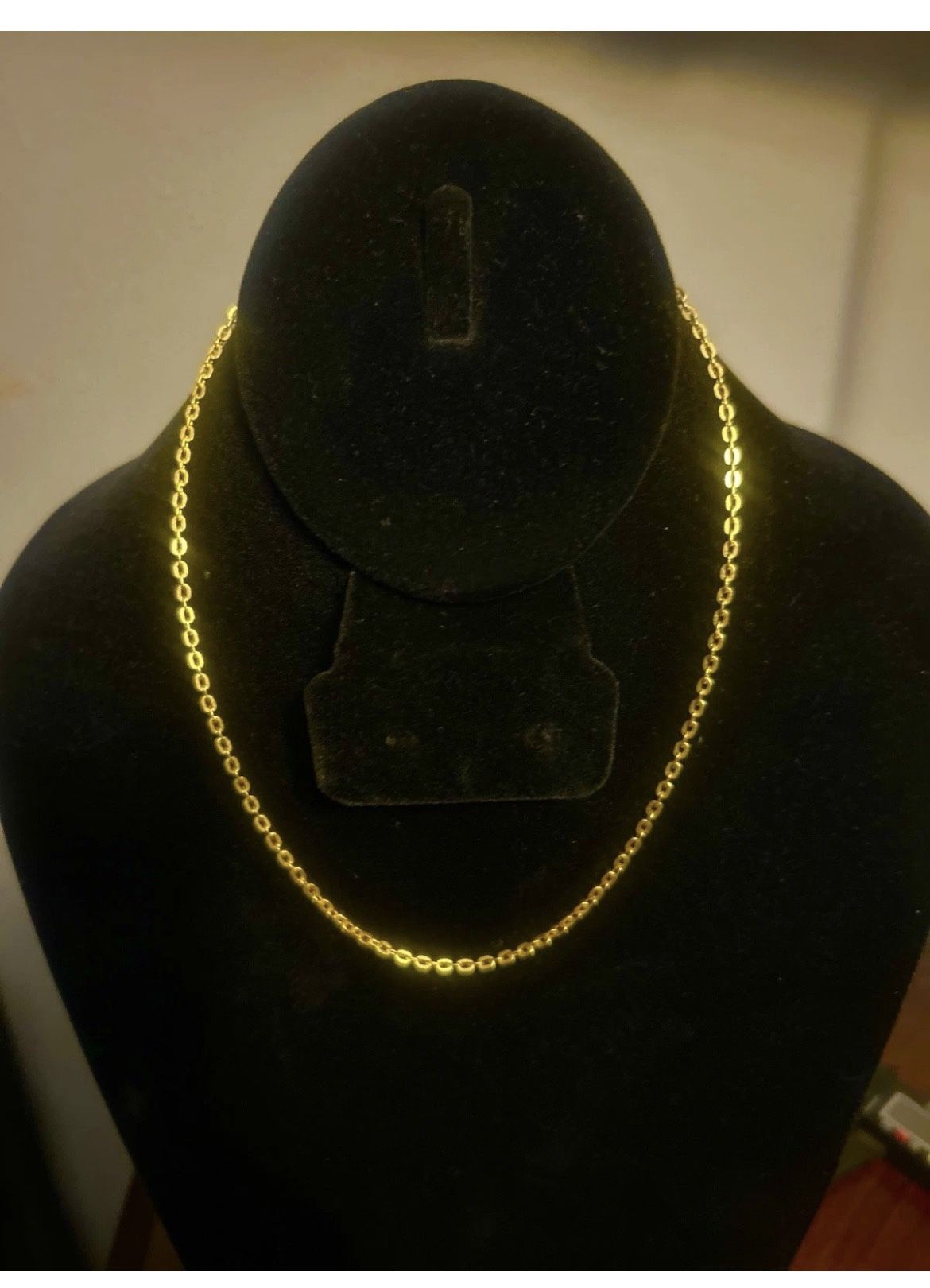 24k Pure Gold Necklace 11.5 Grams Solid 18” FIRM PRICE !