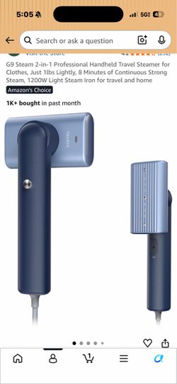 Steam 2-in-1 Professional Handheld Travel Steame