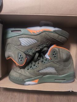 Olive green retro