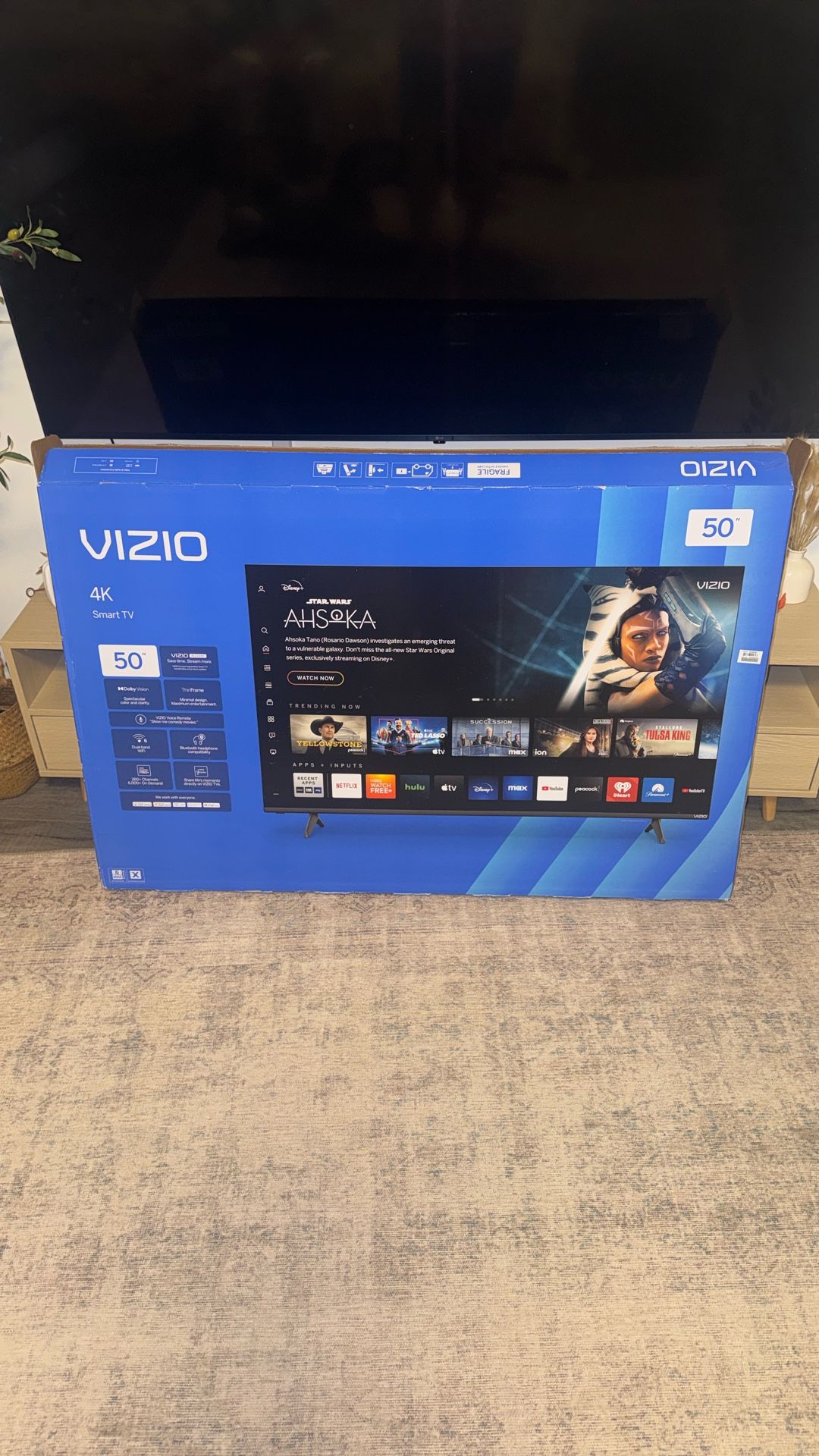 Brand new Vizio 4k Smart TV 50in 