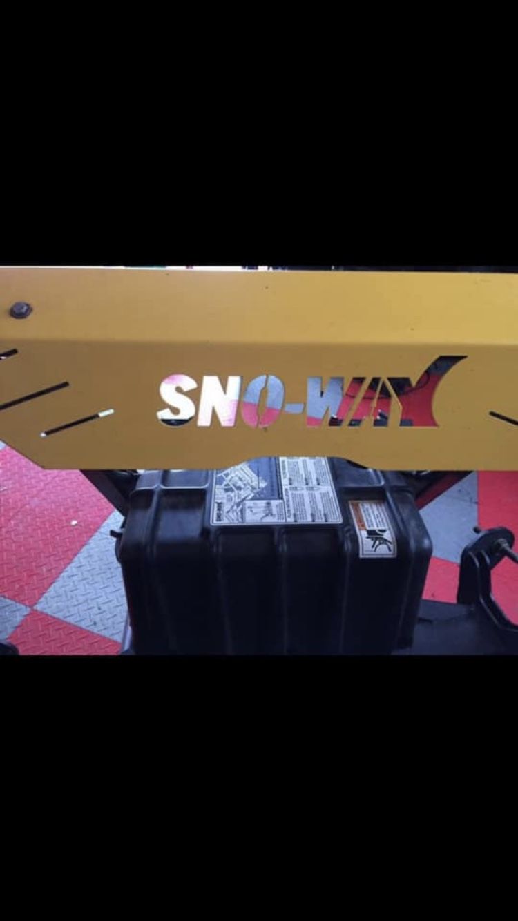 Sno way snow plow