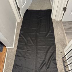 Black satin blackout curtains 30”x60”. I have EIGHT total.  $8 each or $50 for all 8 panels 