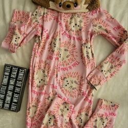 Justice Girl Hedgehog One Piece Pajamas 7