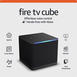 Amazon Fire TV Cube, Hands-free 4K Ultra HD Streaming Device