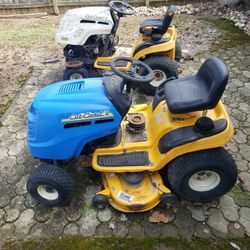 Cub Cadet 1000 Series Riding Lawn Mower And Another One For Parts