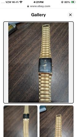GORGEOUS Citizen CQ Men’s Tank Watch Read Description