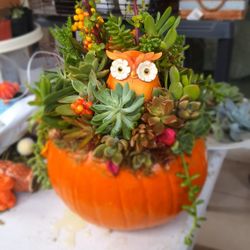 Large Pumpkin Table Center Piece