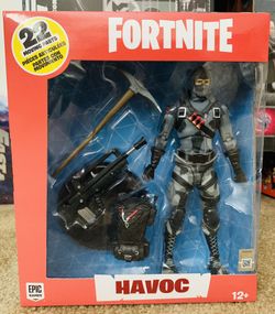 FORTNITE HAVOC EPIC GAMES MCFARLANE TOYS 7" ACTION FIGURE 22 PARTS - NEW