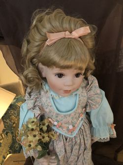 Beautiful porcelain doll