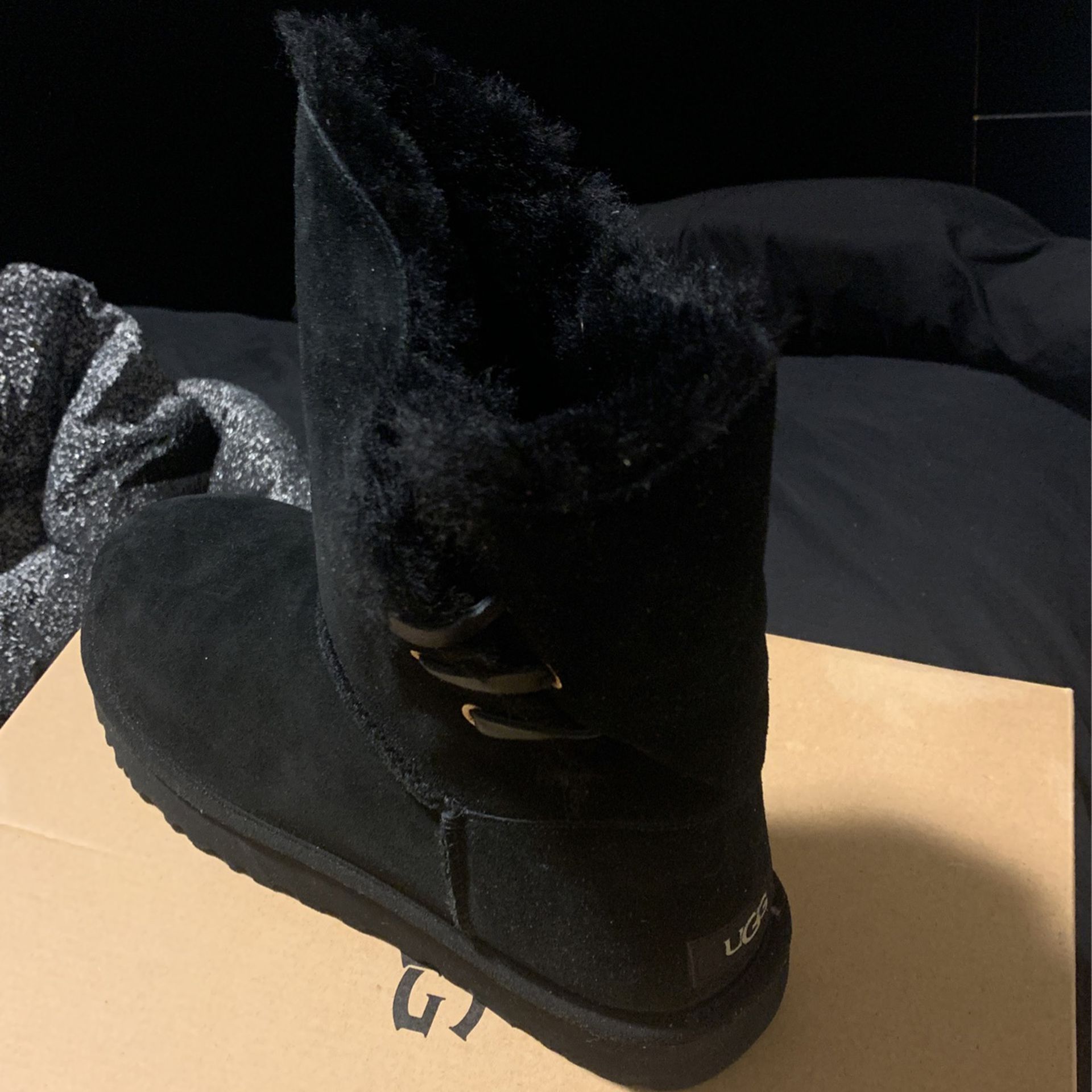 Black UGG Boots Size 10 NEVER WORN