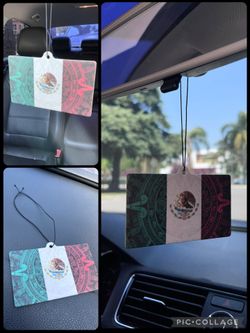 Mexico aztec Calendar air freshener, black ice fragrance 2 for $5.00