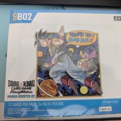 Dragon Ball Fusion World Manga Booster 02 (SB02) Booster Box SEALED English