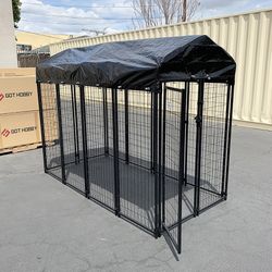 $290 (Brand New) Large heavy duty kennel with cover dog cage crate pet playpen (8’l x 4’w x 6’h)