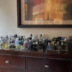 Various Bottles Of Cologne - All Name Brand
