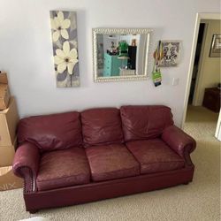 Leather 3 Seater Couch