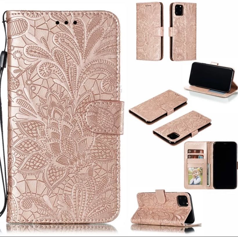 Get 1 free on 3 Iphone 11 Case! Flower 2020 phone case with Card Slot! Great Quality- see for yourself!