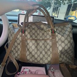 Vintage GG Boston Duffle Bag