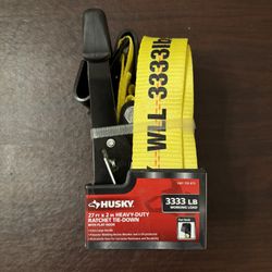Husky 27 ft  X 2 In Ratchet Tie Down (Brand new) 