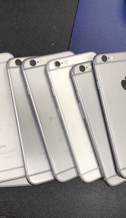 Factory unlocked apple iphone 6, store warranty $115 each