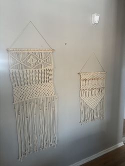 Macrame Wall Hanging Pair