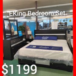 😍 EKing Bedroom Set 