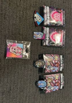 Monster high mystery enamel pins