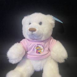 Build-a Bear Workshop White Bear with T-Shirt 2004 Lil Cuddly Teddy Limited Edition