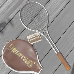 Spaulding Smasher III Tennis Racket w/Cover