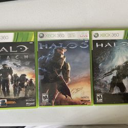 Halo Games For The Xbox 360 $10 Each 